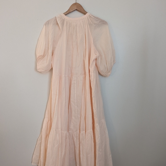 Spell & The Gypsy peach Honey Smock Dress Medium - Picture 4 of 4